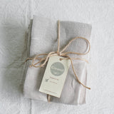 Covered 100% Linen Napkins - Sand (Set of 6)