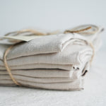 Covered 100% Linen Napkins - Sand (Set of 6)