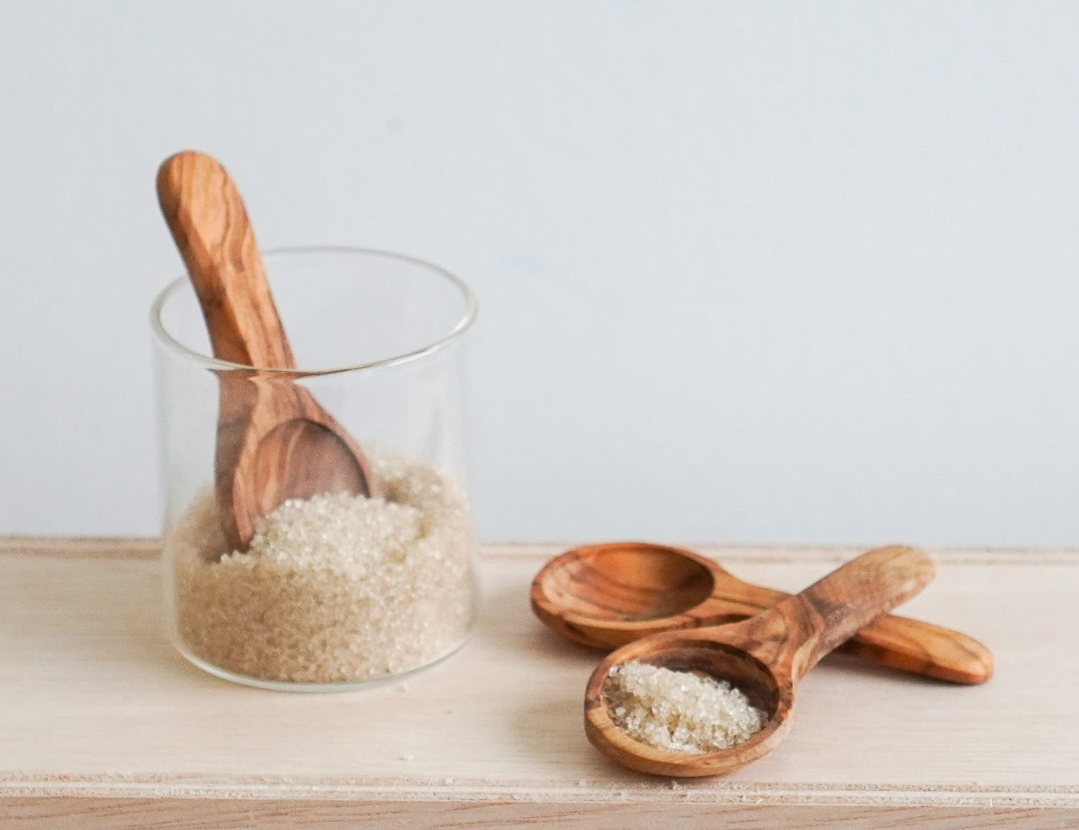 Redecker  Olive Wood Sugar Spoon