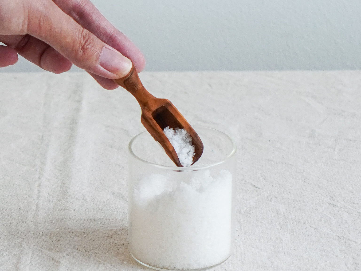 Redecker Olivewood Salt Scoop