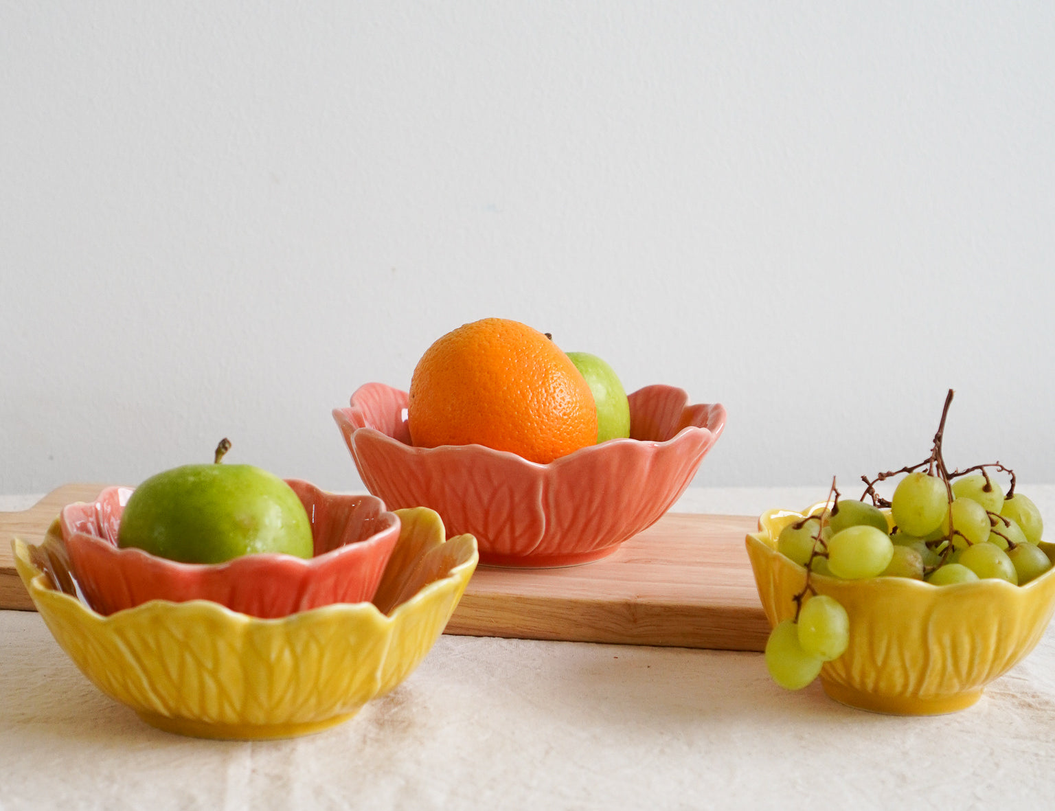 Bordallo Pinheiro Earthenware Flora Bowl