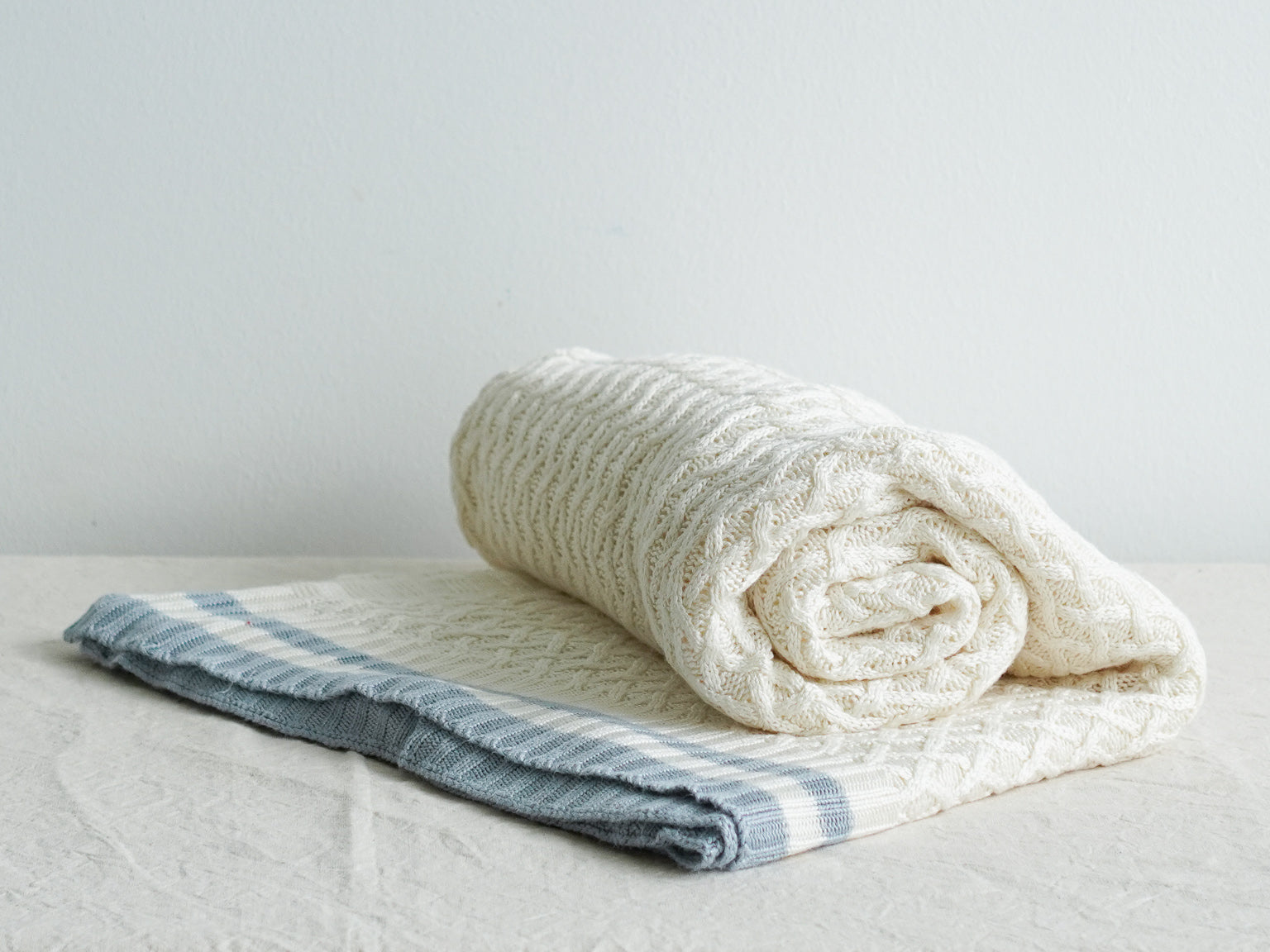 Living by OSN Bamboo Knitted Throw Blanket