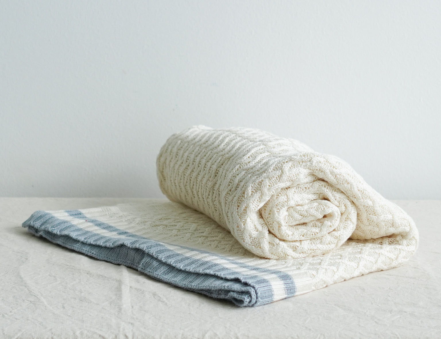 Living by OSN Bamboo Knitted Throw Blanket