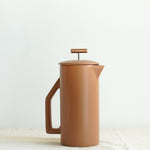 YIELD Ceramic French Press in Matte Sand