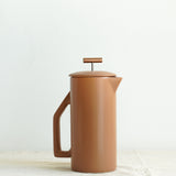 YIELD Ceramic French Press in Matte Sand