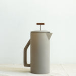 YIELD Ceramic French Press in Matte Grey