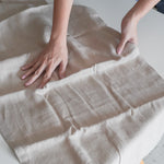 Covered 100% Linen Table Runner - Sand