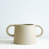 ferm LIVING Anse Pot - Sand in unglazed porcelain