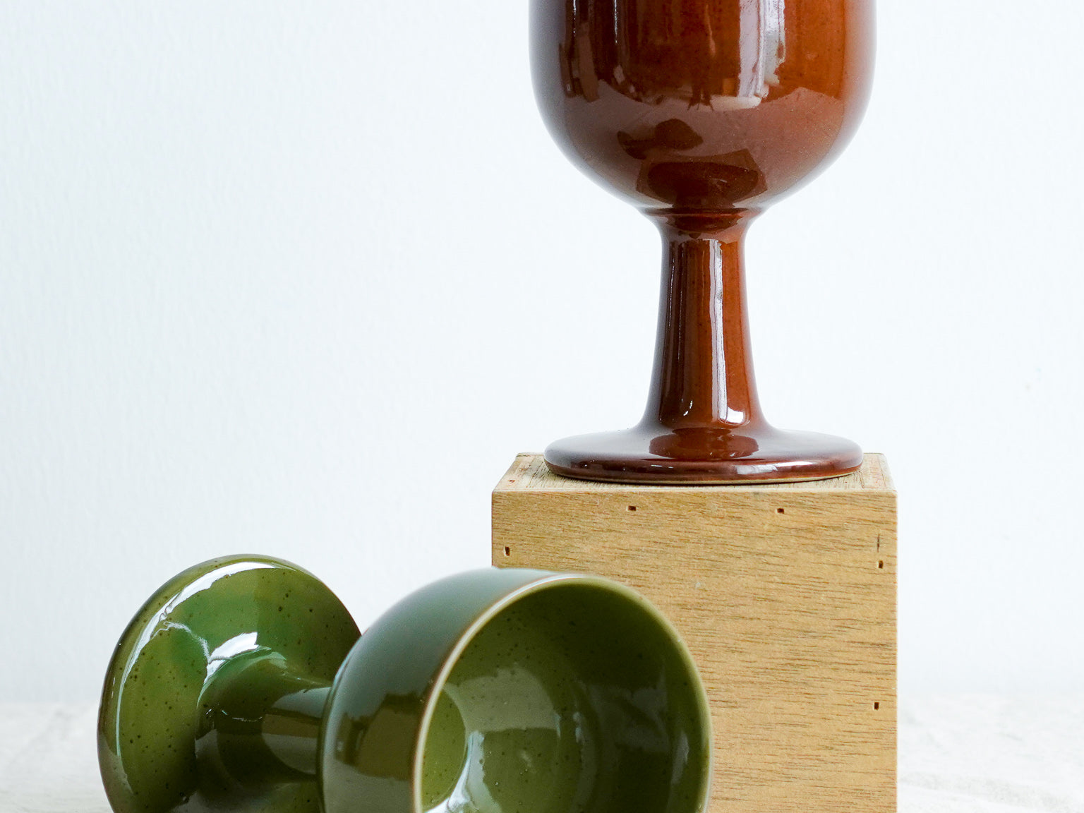 ferm LIVING Stoneware Floccula Wine Glass