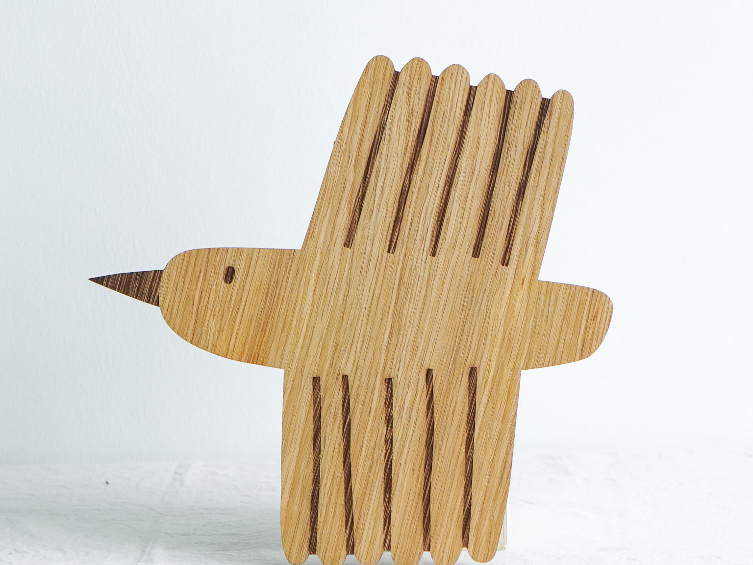 ferm LIVING Oiled Oak Bird Lamp