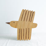 ferm LIVING Oiled Oak Bird Lamp