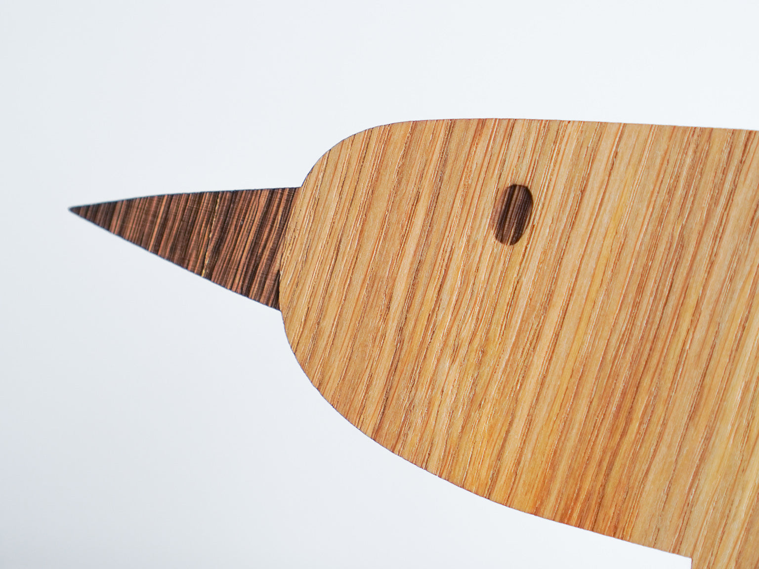 ferm LIVING Oiled Oak Bird Lamp