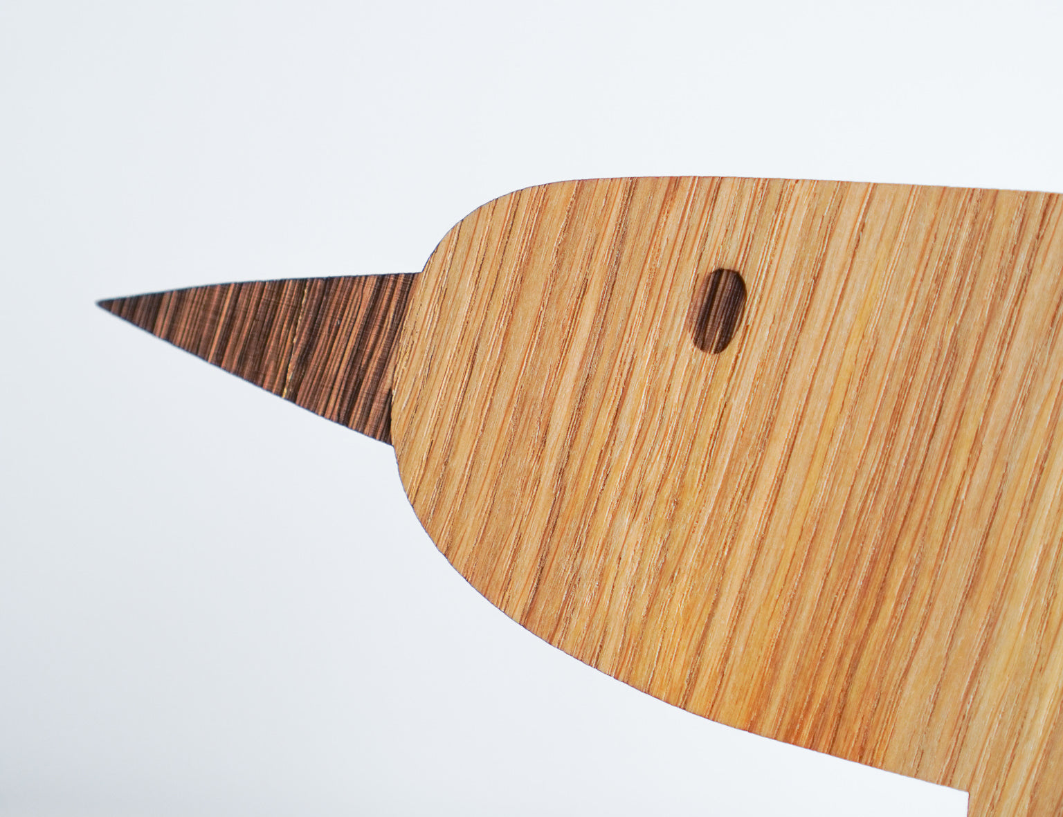 ferm LIVING Oiled Oak Bird Lamp