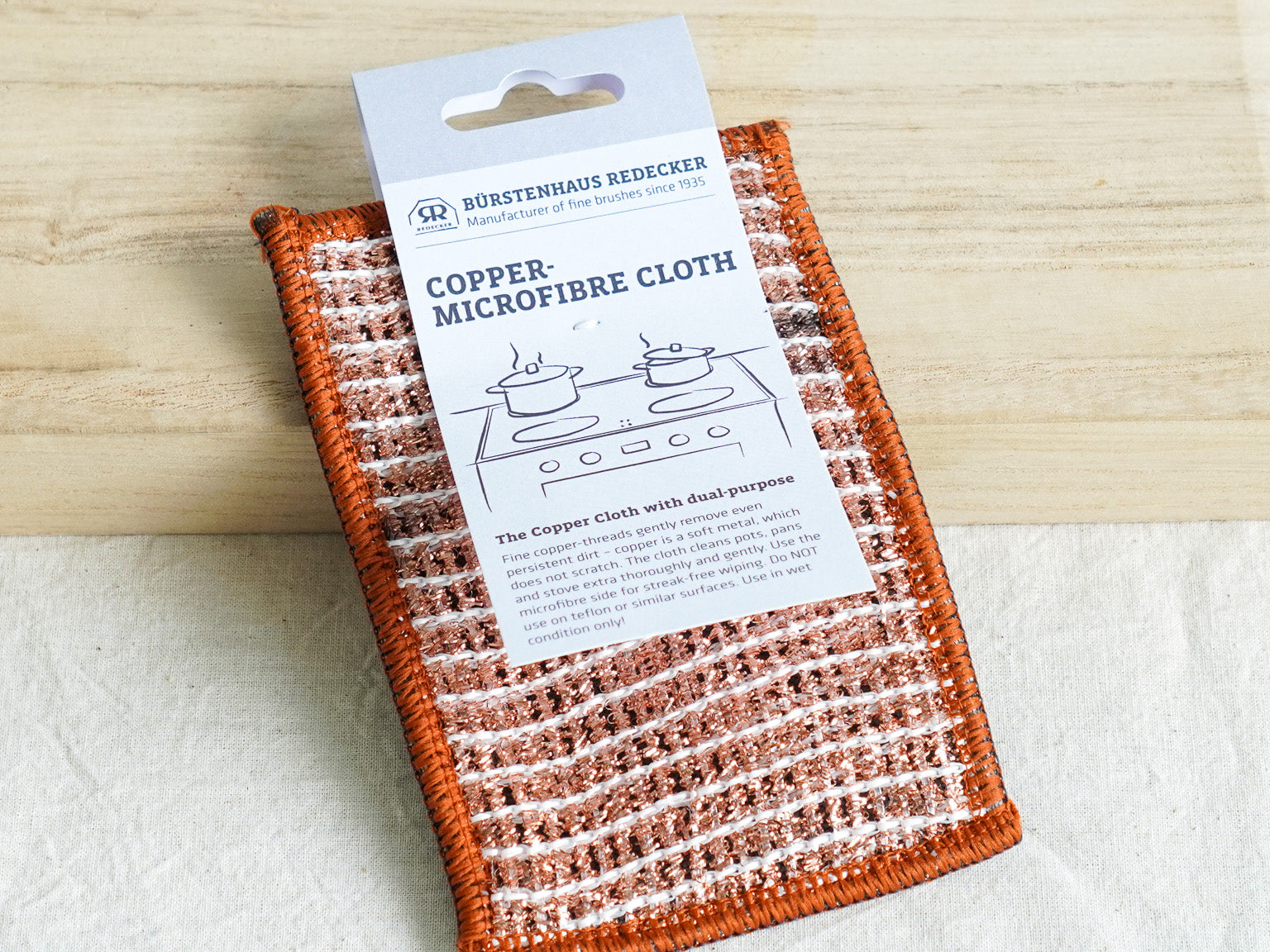 Redecker Copper-Microfibre Cloth