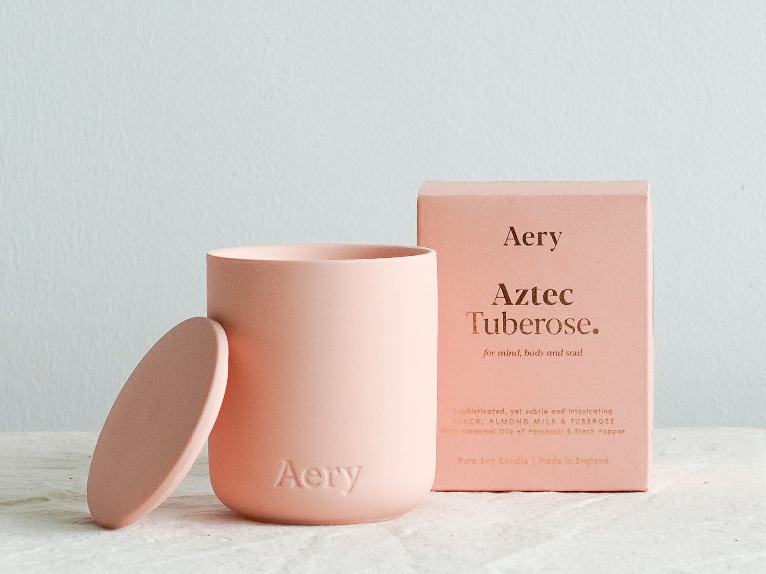 Aery Living candle in ceramic vessel - Aztec Tuberose 280g