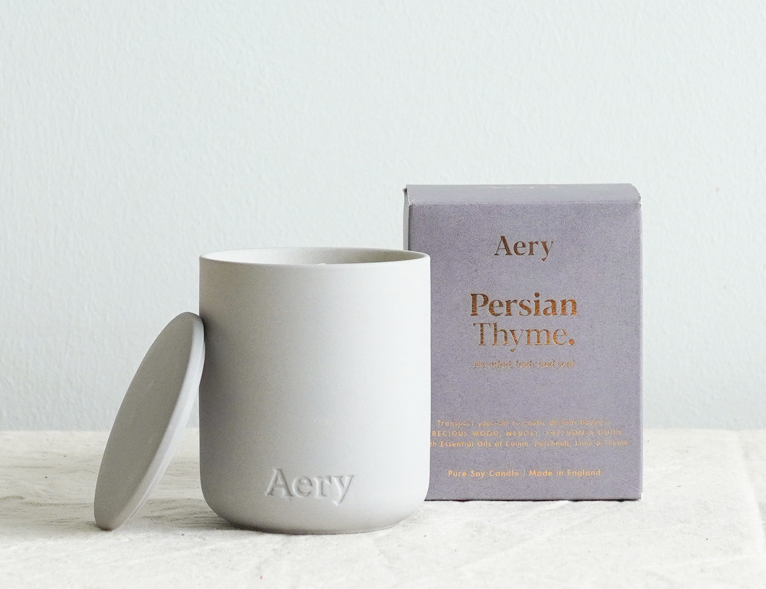 Aery Living candle in ceramic vessel  - Persian Thyme 280g