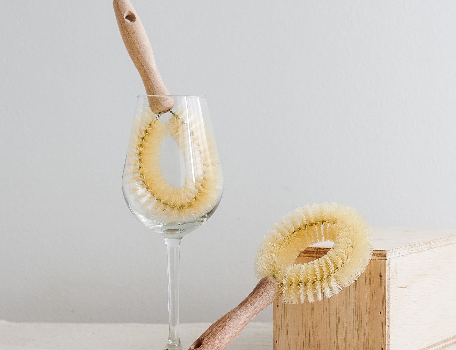 Redecker Beechwood Wine Glass Brush