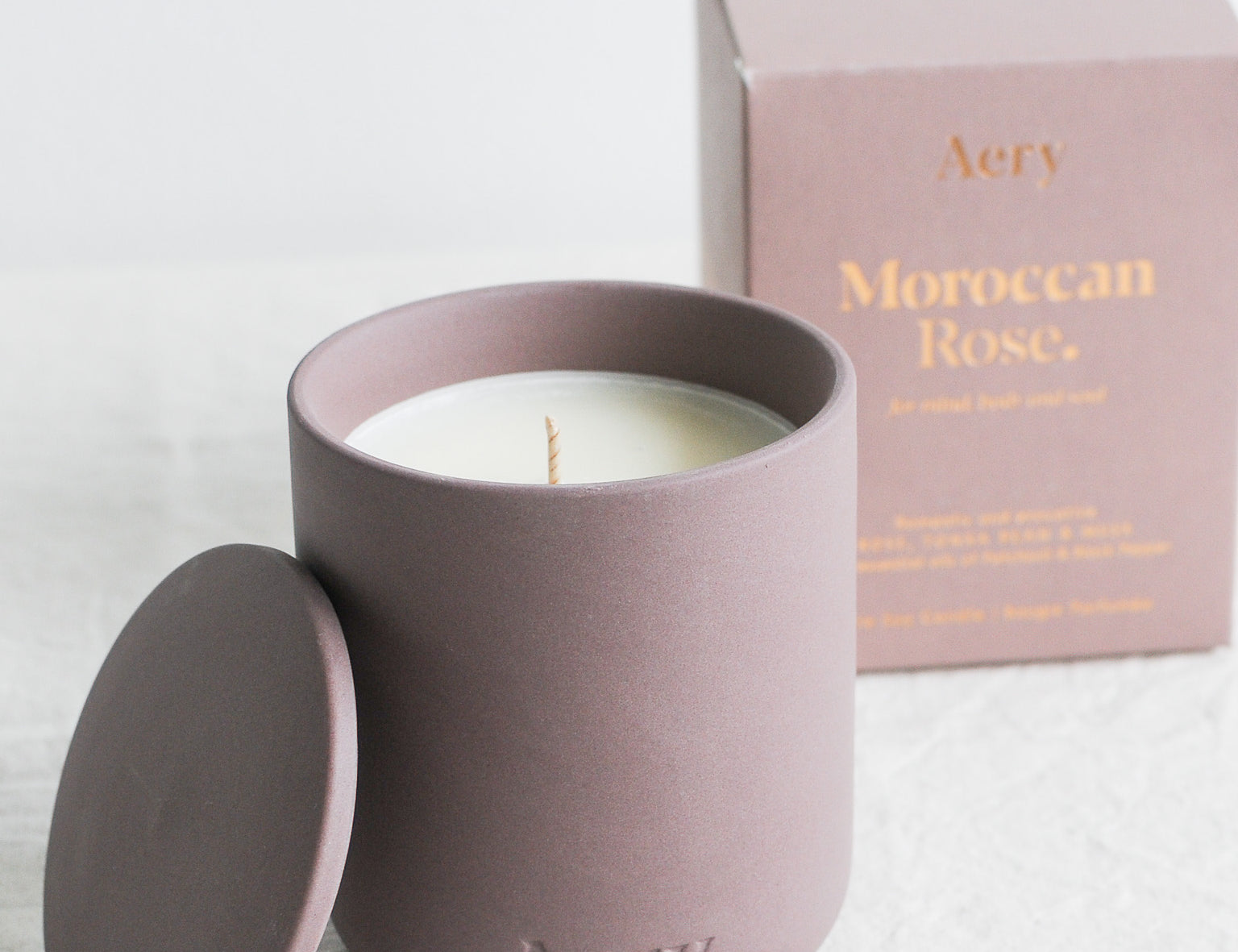 Aery Living Candle - Moroccan Rose