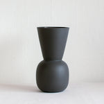 Marmoset Found Cloud Bell Vase (Large) in Charcoal Black