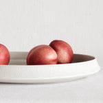 Ceramic Etchings Platter - White