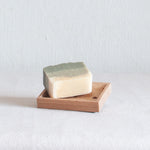 Redecker Beechwood Soap Dish with Rubber Feet