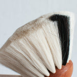 Redecker Pearwood Dust Brush - White Goat's Hair