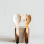 Hornvarefabrikken Natural Horn Salad Servers