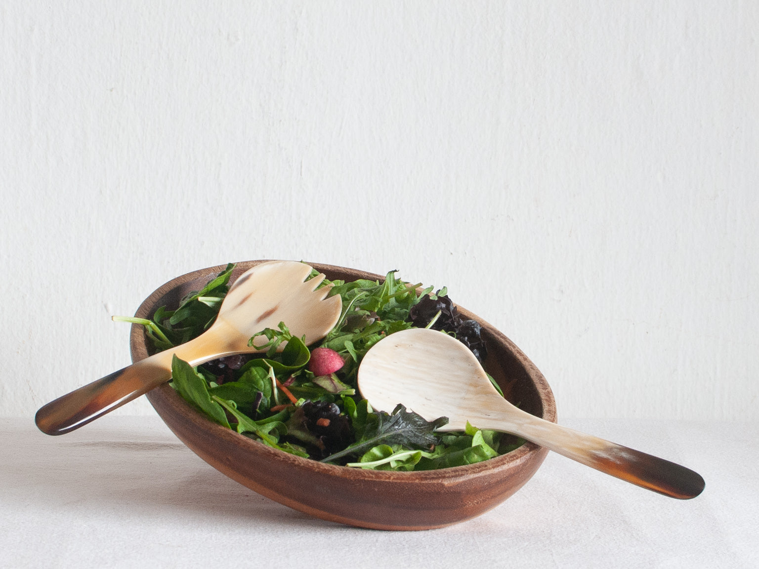Hornvarefabrikken Natural Horn Salad Servers