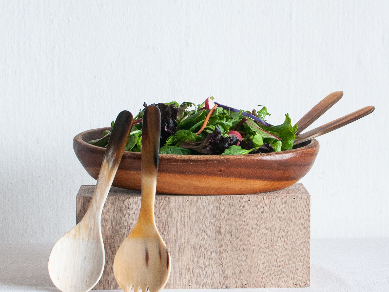 Hornvarefabrikken Natural Horn Salad Servers