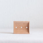 Redecker Beechwood Soap Dish with Rubber Feet