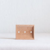 Redecker Beechwood Soap Dish with Rubber Feet