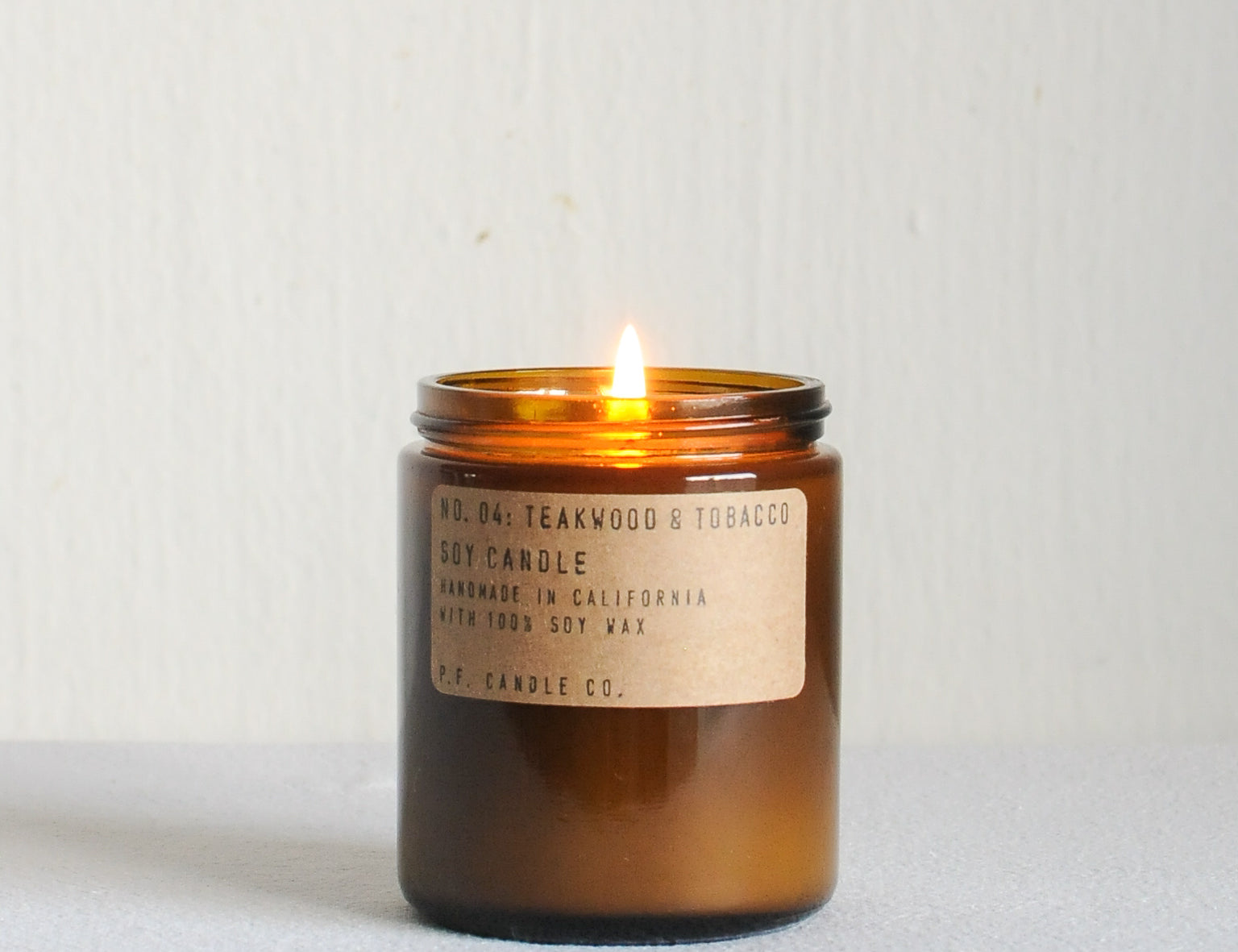 P.F. Candle Co. Candle - Teakwood & Tobacco (7.2oz)