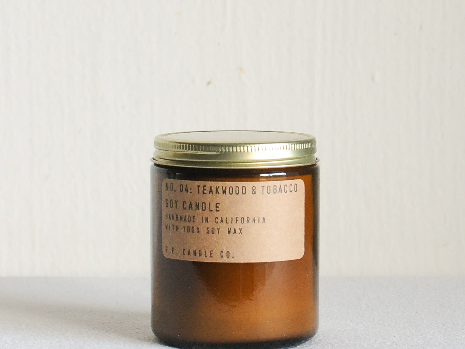 P.F. Candle Co. Candle - Teakwood & Tobacco (7.2oz)