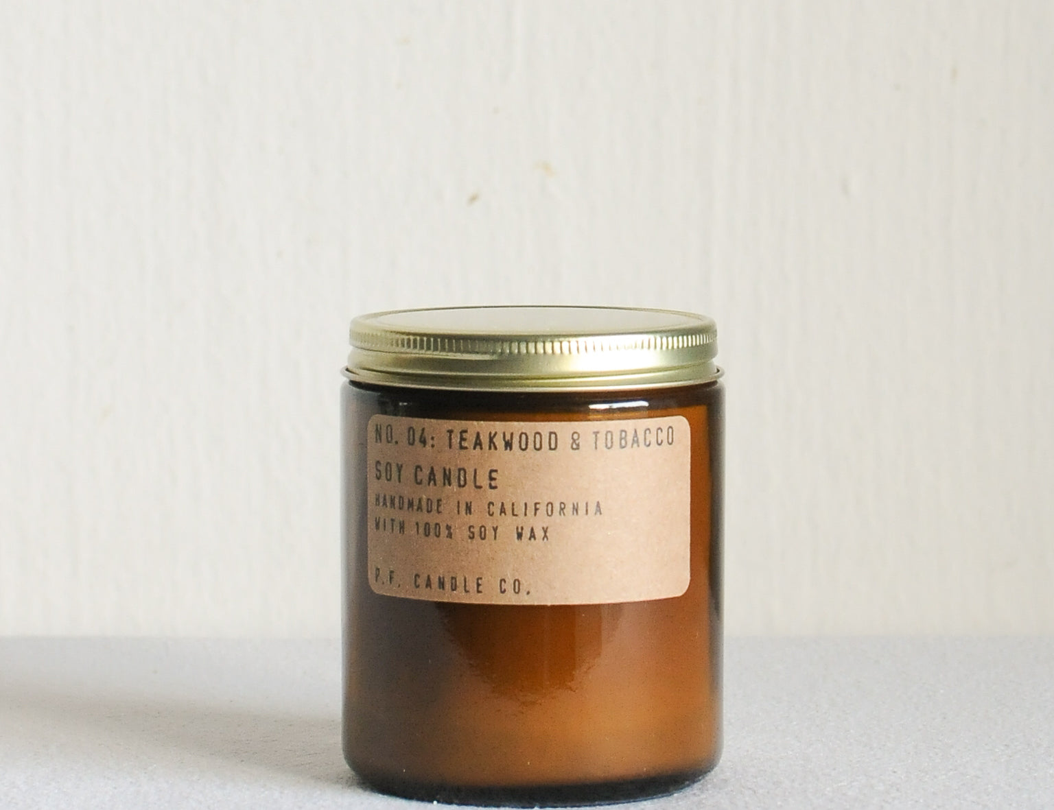 P.F. Candle Co. Candle - Teakwood & Tobacco (7.2oz)